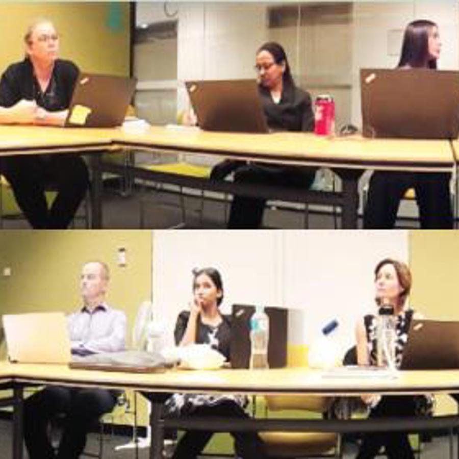 A screenshot of initial stakeholder workshops with a 3D camera