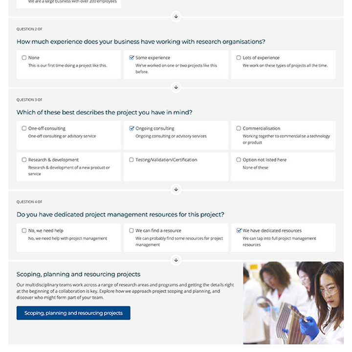 CSIRO online quiz created by Deepend