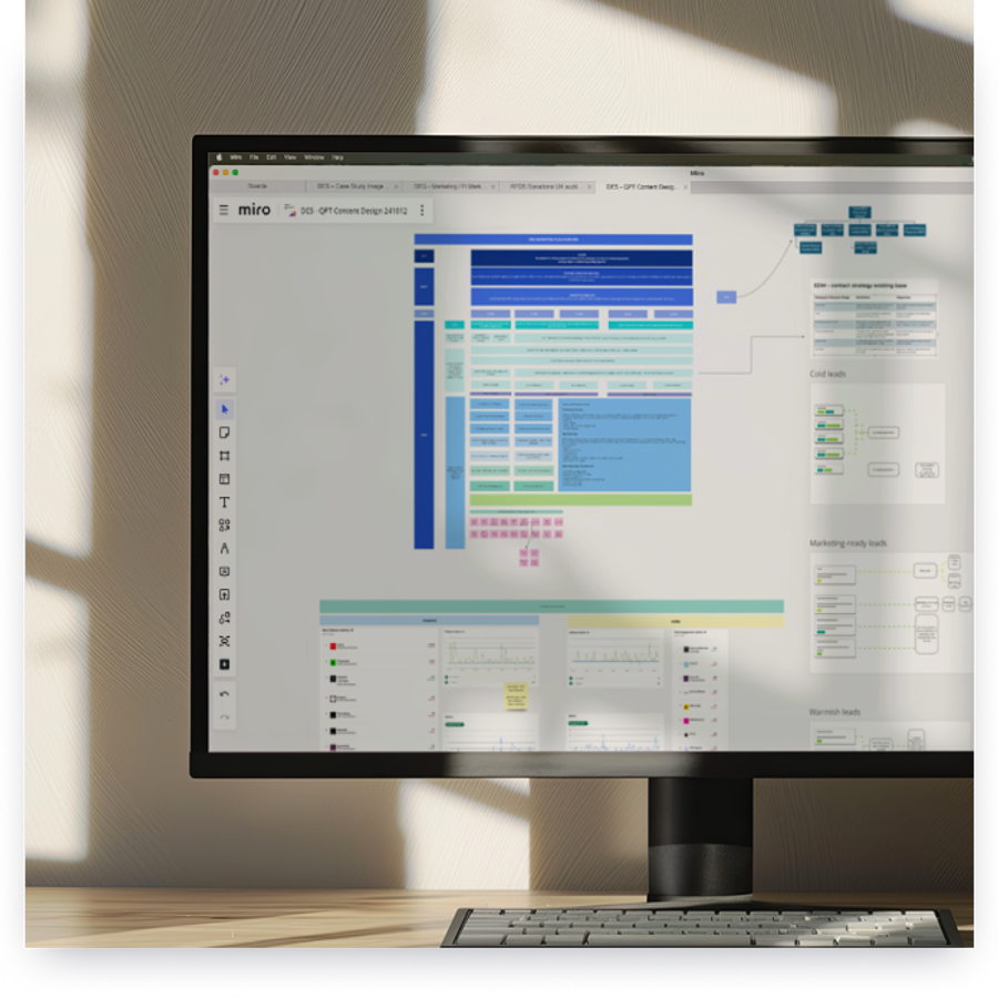 A screenshot from QPT website displaying image and copy.