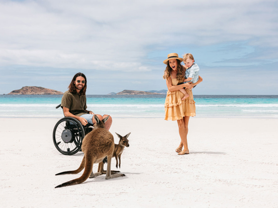 History Will Be Kind created an inclusive photo project for Celebrity Cruises addressing the under-representation of disabled, minority, and LGBTQ+ people in travel, featuring Jarrad Seng.