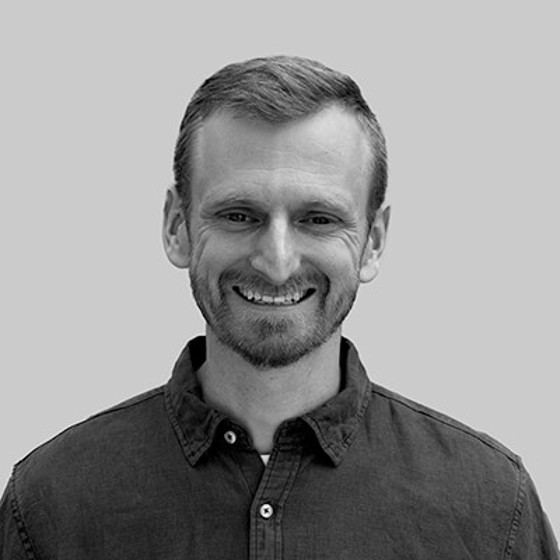 Close up portrait of Chris Tate from Pablo and Rusty's Coffee Roasters as one of the panelist for B Corp Sydney Event hosted by Deepend and History Will Be Kind.