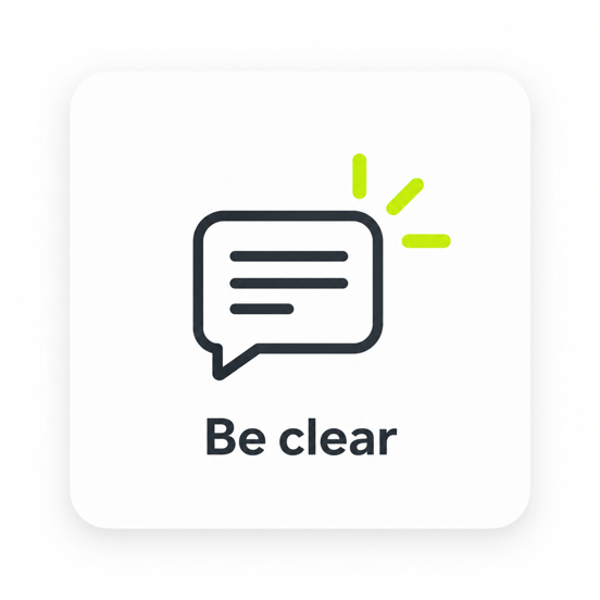 Be Clear Icon 160X140